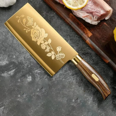 Couteaux-Japonais-en-Titane-Dore-cleaver