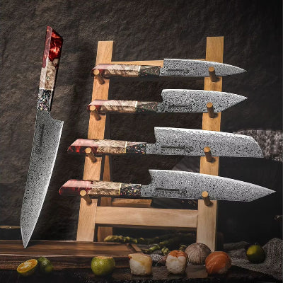 Couteaux-Japonais-Damas-Élégance-et-exception