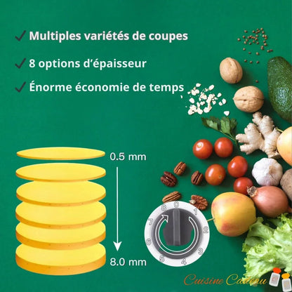 Cuisine Mandoline | Multi-coupe et Varié - Cuisine Cadeau