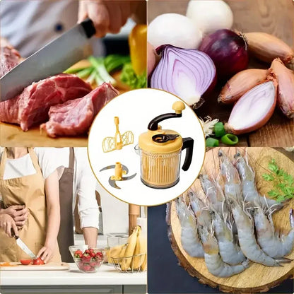 Hachoir | 5 en 1 à Manivelle - Cuisine Cadeau