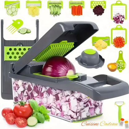 Mandoline Cuisine | 16 en 1 - Extra - Cuisine Cadeau
