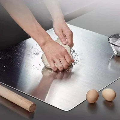 Planche à découper | Acier inoxydable - Cuisine Cadeau