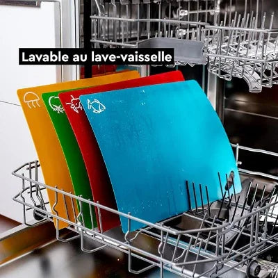 Planche à découper professionnelle | Multicolore - Cuisine Cadeau