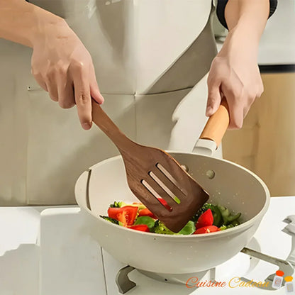 Ustensiles de Cuisine | en Bois de Teck - Cuisine Cadeau