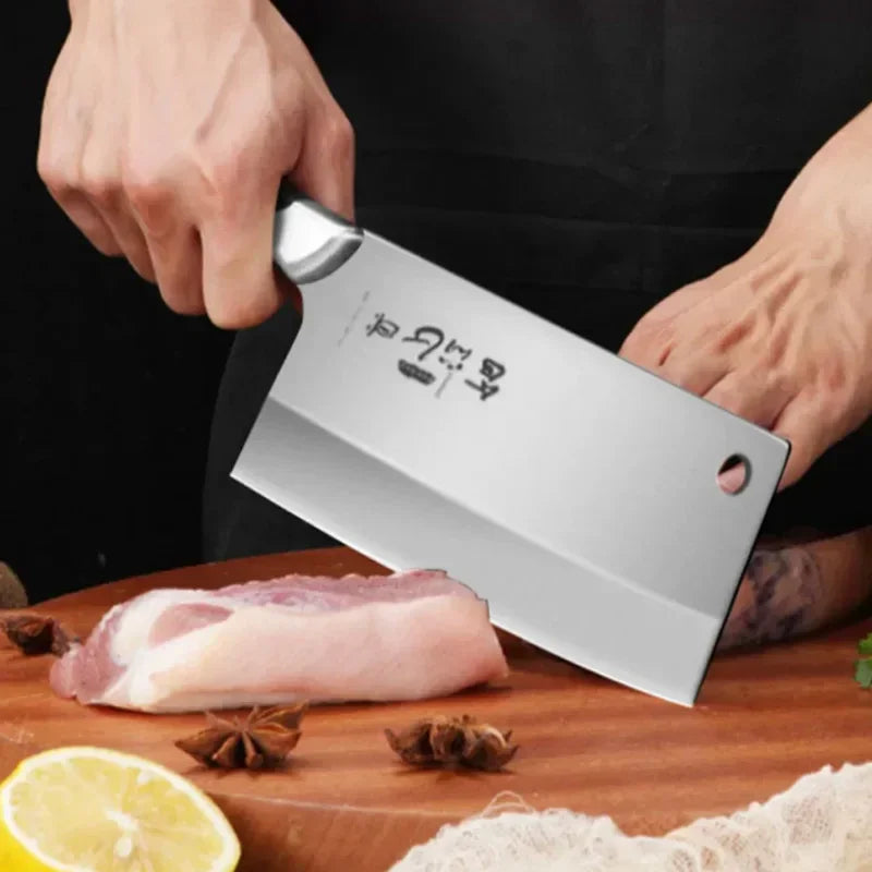 Couteau de Cuisine | Bloc Rotatif 360° & Lames Tranchantes Pro - Cuisine Cadeau