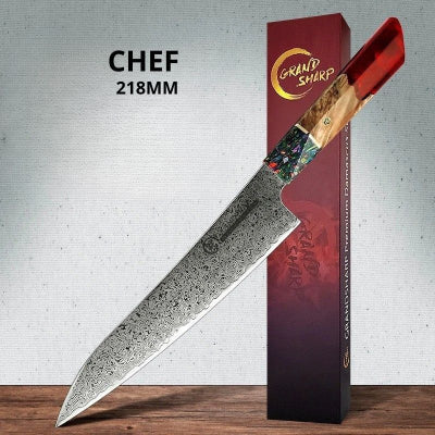 couteau-japonais-Damas-chef