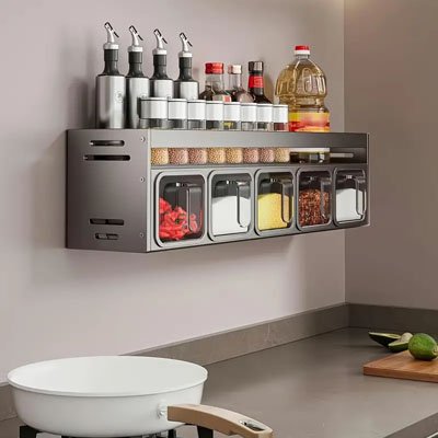 Étagère à Épices pour Cuisine | OrganizEspace