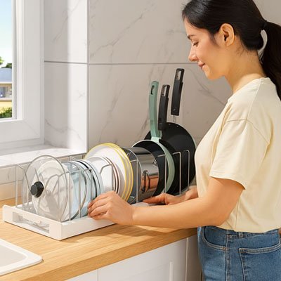 Range couvercle | Organisation Cuisine